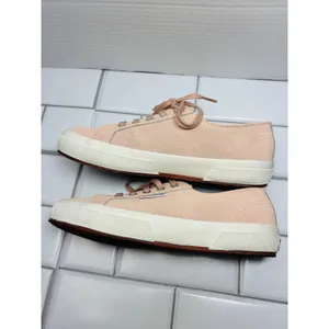 Superga 2750 Suede Sneakers Womens 7.5 Men's 6 Peach Pink Low Top S00FUW0 thumbnail 7