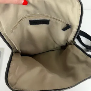 American Leather Co Small Backpack Black Pebbled Leather Travel Bag Minimalist thumbnail 8