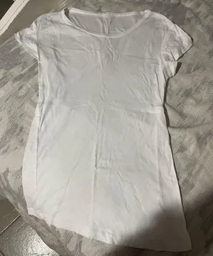 White Short Sleeve Crew Neck Women's Basic T thumbnail 2