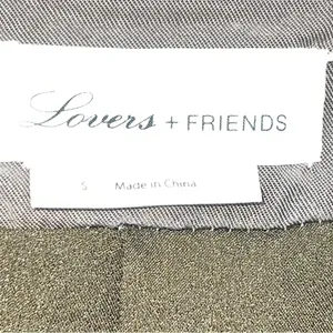 Lovers + Friends Olive Green Double-Breasted Trench Short Coat/Long Jacket-Sz S thumbnail 12