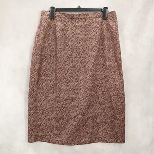 Sag Harbor Animal Print Brown Wild‎ Safari Grunge Goth Party Fun Skirt Plus 16 thumbnail 2