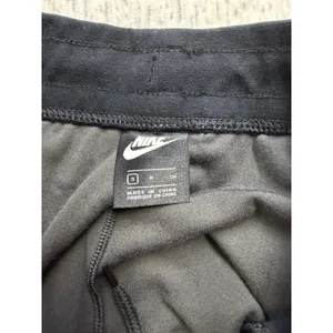 Nike‎ Velour Jogger Pants Small Grey Black Velvet Sweatpants Piping Logo thumbnail 4