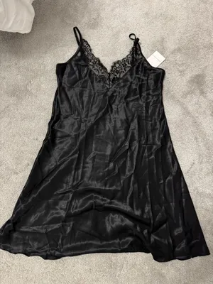 Ekouaer Black Silk Dress thumbnail 2