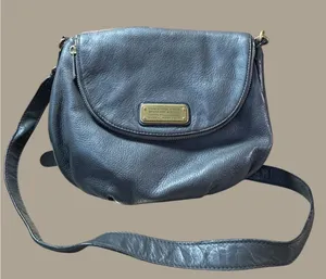 Marc by Marc Jacobs Dark Gray Leather Crossbody Bag thumbnail 1