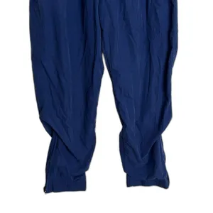 Vtg‎ Nike 90s ladies navy blue cotton athletic lounge pants size 24”medium thumbnail 3