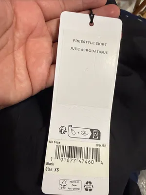 Alo Freestyle Skirt Black Size XS thumbnail 4