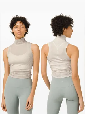 LULULEMON See The Horizon Tank in Dune Sz. XS thumbnail 2