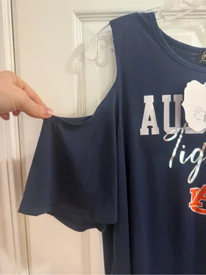 Gameday Couture Auburn Tigers Cold Shoulder T-Shirt Size XL thumbnail 6