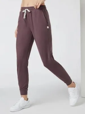 Vuori Performance Jogger Pant Elderberry Heather Medium thumbnail 1