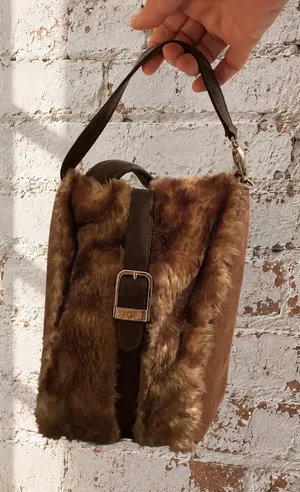 UGG Australia Genuine Shearling Suede 3-in-1 Convertible Bag Backpack Crossbody thumbnail 1