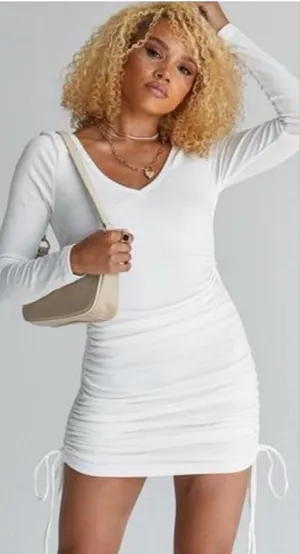 Princess Polly Adison Dress in White Size 6 thumbnail 1