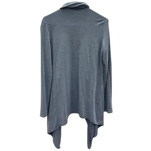 a.n.a Long Sleeve Open Drape Cascade Front Knit Cardigan Sweater Womens Medium thumbnail 8