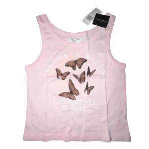 Grayson Threads Pink Butterfly Graphic Los Angeles Tank Top Women's, Size M, NWT thumbnail 3