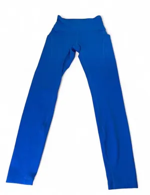 Lululemon blue high-waisted leggings #activewear #yoga thumbnail 1