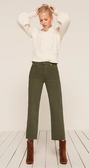 Reformation Emma High-Rise Wide-Leg Jeans thumbnail 1