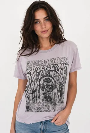 Family Dog Life Clothing Compilation Grateful Dead Skeleton Graphic T-Shirt thumbnail 1