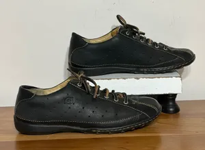 Born Black Leather Lace Up Comfort Shoes W31379 Womens 8.5 EU 40 thumbnail 1