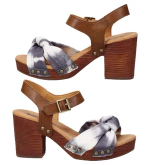 Korks Natalia Knot Sandals Size 8 Blue thumbnail 1