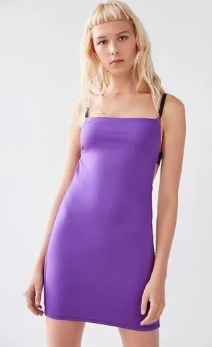 UO Silence + Noise Sofia backless mini Dress size M thumbnail 1