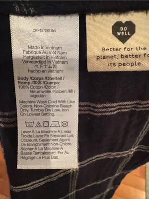Madewell Lightspun Evert Women's Top Black Size L Windowpane Plaid Button Front thumbnail 7