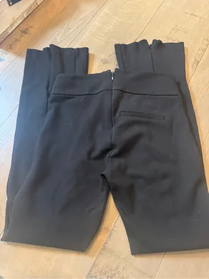 J Crew Size XS Petite Mario Bellucci Flare-leg trouser in Italian ponte thumbnail 3
