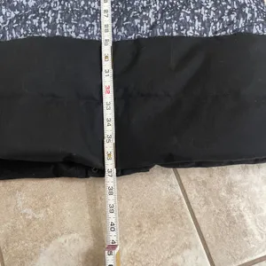 Fabletics‎ Waco Womens Black Gray Print Puffer Coat Longline Quilted Jacket Sz M thumbnail 9