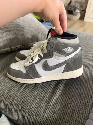 Big kids Air Jordan 1 Retro High OG 'Washed Black' thumbnail 2
