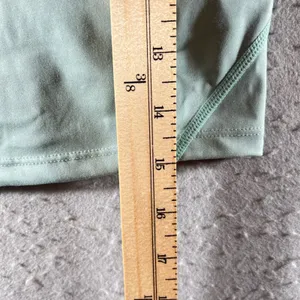 977 | Lululemon Align Nulu Light Support Cropped Tank Top Green Womens‎ 4 thumbnail 4