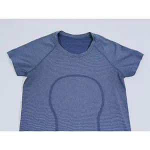 Lululemon Swiftly Tech Short Sleeve Shirt Size 6 Blue Hip Length Run Yoga Gym thumbnail 5