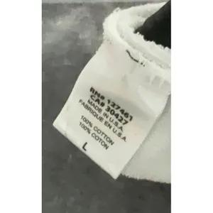 Wildfox Apres-Ski Kiss Me Graphic Sweatshirt White Cotton Pullover Large thumbnail 4