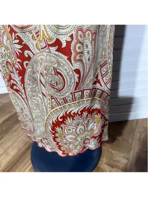 Vintage Wet Seal Y2K maxi dress boho hippie paisley festival fairy whimsigoth M thumbnail 11