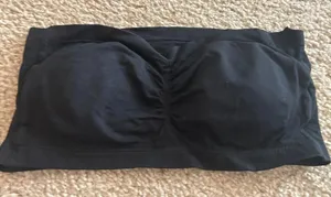 Sport bra with padding black 2xl Size XXL thumbnail 1