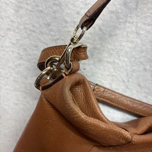 Coach Brown Pebbled Leather Madison Isabelle Hobo Bag Purse Shoulder Crossbody thumbnail 8