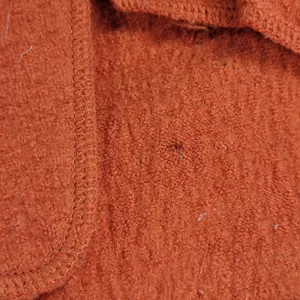 Sandro Sportswear Womens Coat Jacket Large Orange Wool Double Breasted Belted thumbnail 10