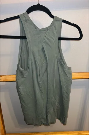 Green Lululemon All Tied Up Tank thumbnail 3