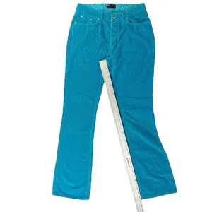 ASOS Design Bright Blue Corduroy Jeans Boot Cut Size‎ 30 X 36 TALL thumbnail 3