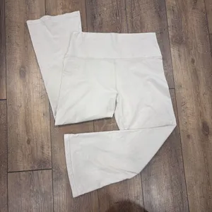 OFFLINE by Aerie OG Crop Flare Hi-Rise Leggings - Tan Beige - Women's Size XL thumbnail 2