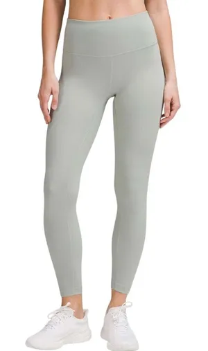 Lululemon Wunder Train High-Rise Tight 25” Jade Grey Size 10 thumbnail 1