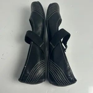 Palladium Womens Black Leather Mary Jane Flats Contrast Stitch Buckle 8.5 39.5 thumbnail 11