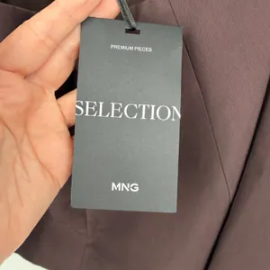 Mango MNG Selection Brown Deep V-Neck Peplum Camisole NWT Size L‎ Contemporary thumbnail 5