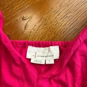 NWT Anthropologie Cotton Flutter Sleeve V Neck Babydoll Top size L thumbnail 7