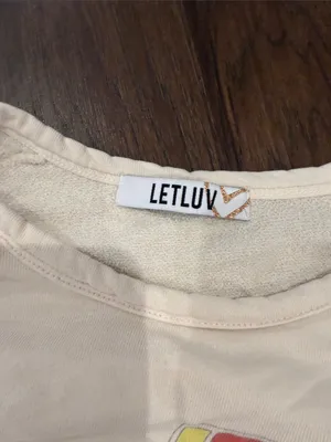 Letluv Lightning Bolt Pullover Sweatshirt Size Small thumbnail 3