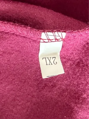 NEW Maroon Pull On Waist Open Straight Leg Sweatpants Size 2XL #260786 thumbnail 4