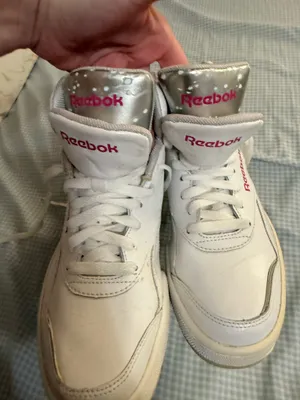 Reebok double tongue high top sneakers size 8 thumbnail 2