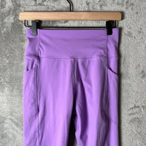 Figs Yola Leggings Small‎ Purple High Rise Stretch Yoga Athletic Pants Pockets thumbnail 2