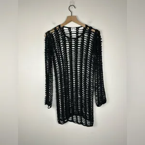 Superdown‎ Miranda Crochet Beach CoverUp Mini Dress Women’s Sz S thumbnail 3