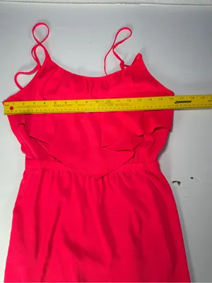 American Eagle Outfitters Bright Pink Spaghetti Strap Dress thumbnail 3