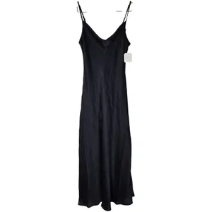Altar'd State Eva Satin Midi Slip Dress Black Floral Jacquard ASWD-241-212 M NWT thumbnail 3