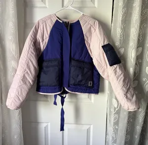 Free People Movement Outta Left Field Jacket in Sapphire Skies zip up size XS TP thumbnail 1
