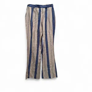 Sincerely Jules Striped Wide Leg‎ Trouser Pants Medium NWT Blue White Workwear thumbnail 2